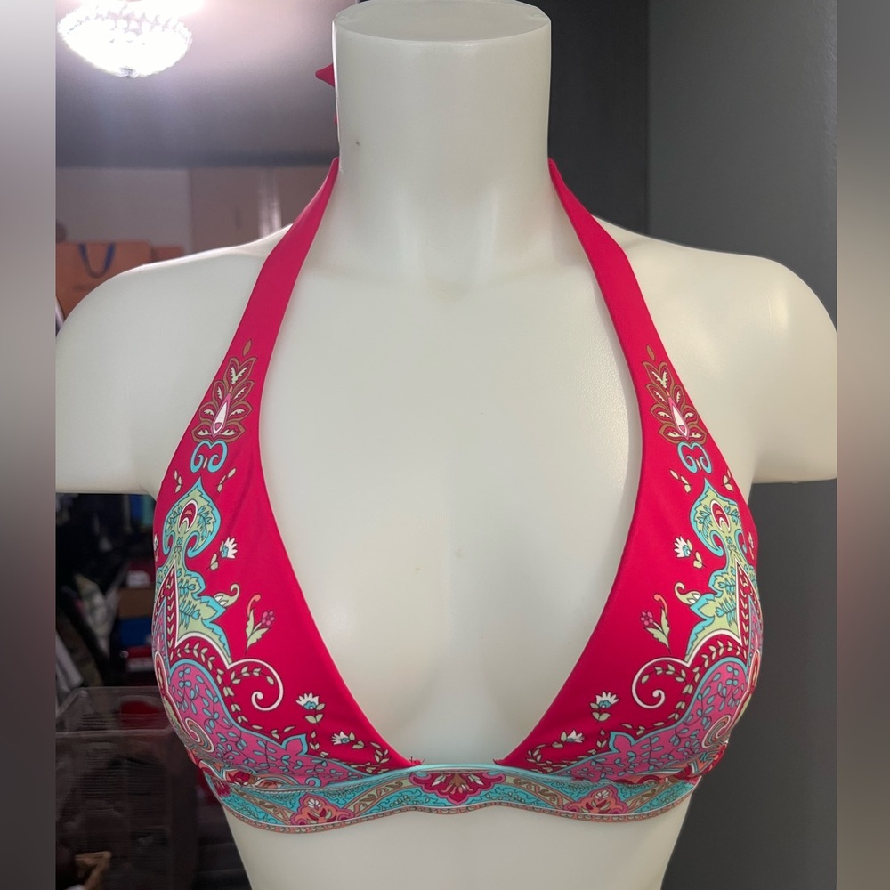 Victorias Secret Multicolor Patterned Bikini Top